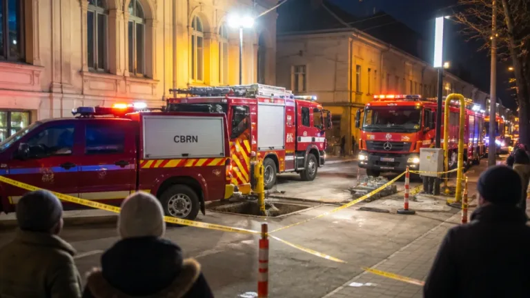 Evacuare preventivă în Sânnicolau Mare după fisurarea unei conducte de gaze; alimentarea întreruptă