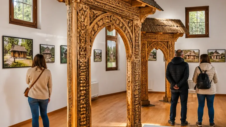 Expoziţia „Itinerarii și Porți” aduce la Curtișoara porți tradiționale, fotografii de teren și lucrări recente