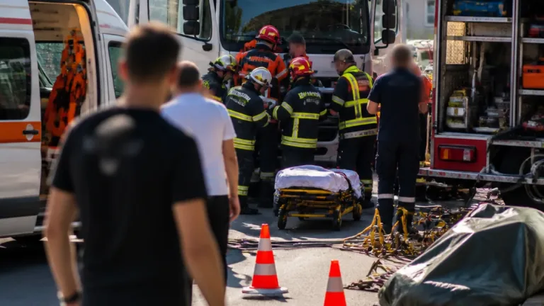 Femeie de 66 de ani a rămas fără membru inferior după impact cu un autotren în Roman