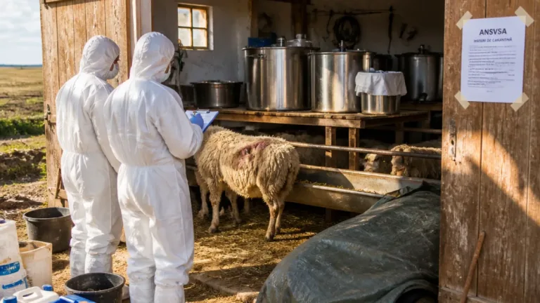Focar în Brăila: animale bolnave mulse, brânză procesată în condiţii insalubre; ANSVSA a oprit activitatea