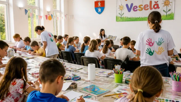 Focșani: absolventă a Colegiului Pedagogic a lansat proiectul de voluntariat „Vacanța Veselă”