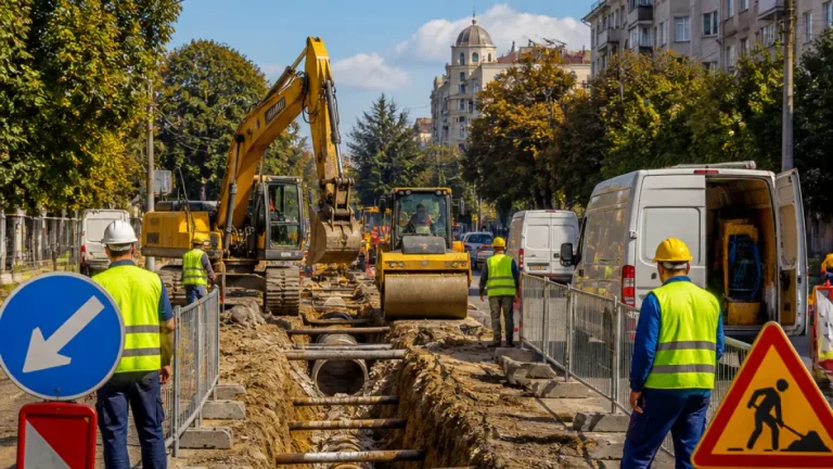 Focșani: Începe asfaltarea și modernizarea străzii Ștefan cel Mare, cu lucrări asupra rețelei de apă-canal