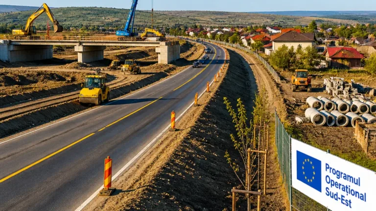 Galați: Contract de 111 milioane lei pentru modernizarea axei rutiere Berheci–Brăhăşeşti