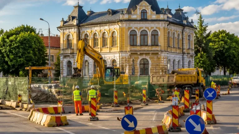 Încep lucrările pentru primul pasaj subteran din Târgu Jiu, finanţare de 60 mil. euro