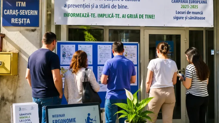 ITM Caraș‑Severin se alătură campaniei europene pentru sănătatea mintală la locul de muncă