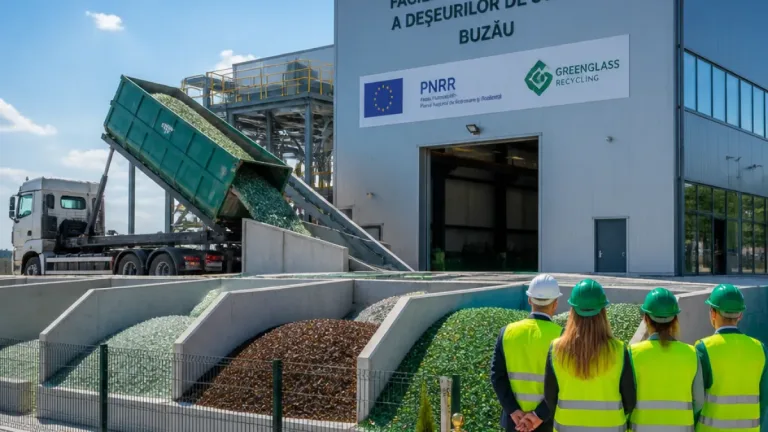 La Buzău a fost inaugurată o fabrică de reciclare a sticlei de 7,4 milioane euro