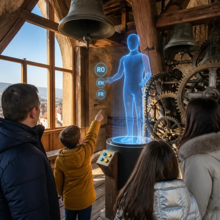 Palatul Culturii Iași: info-hologramă și inteligență artificială aduc trecutul la Turnul cu Ceas