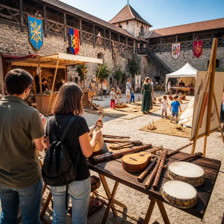 Ateliere medievale și recitaluri gratuite la Cetatea Deva: 'Fii menestrel pentru o zi'
