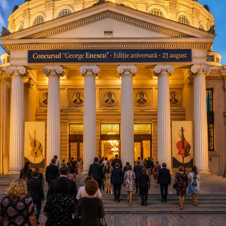 Ediția aniversară a Concursului 'George Enescu' se deschide pe 23 august la Ateneul Român
