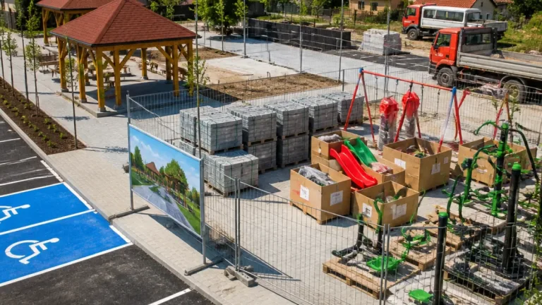 Mediaș: începutul lucrărilor pentru o nouă zonă de agrement pe strada Angărul de Jos