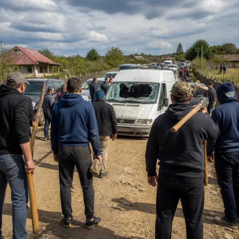 Şapte arestaţi după atacul asupra unei ambulanţe în Cluj; şoferul operat pentru leziune la ochi