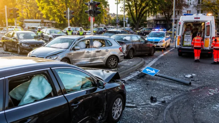 Minor fără permis, băut, a produs coliziune cu cinci maşini în Bucureşti; trei persoane rănite