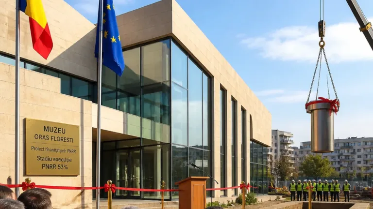 Muzeu nou la Florești: MNIT inaugurează clădire construită în un an, finanțată în proporție de 53% din PNRR