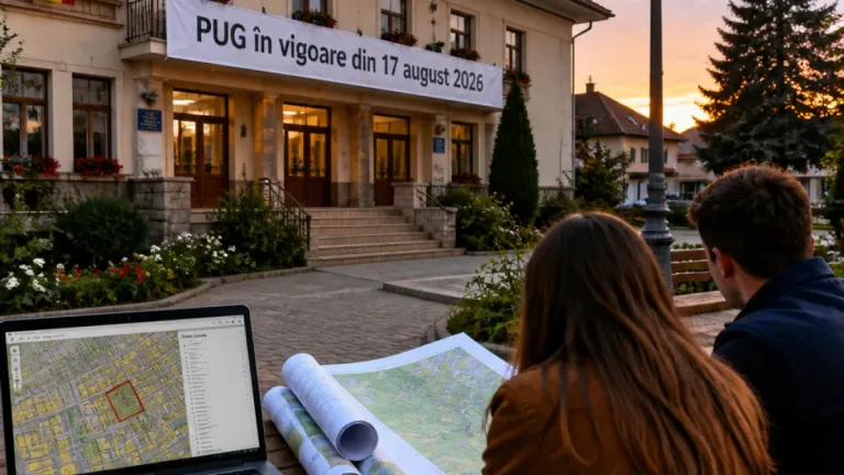 Noul Plan Urbanistic General al municipiului Toplița intră în aplicare din 17 august 2026