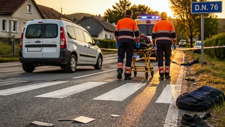O femeie din Hidișelu de Sus, în stare gravă după ce a fost lovită pe o trecere de pietoni pe DN76
