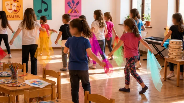 Pantelimon: 40 de copii participă la ateliere artistice în cadrul proiectului „Din sate fără scenă”
