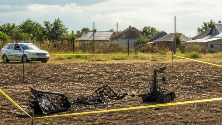 Parchetul de la Iaşi cercetează cazul dronei găsite în extravilanul Viişoara; aparat detonat de autorităţi
