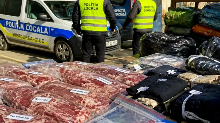 Percheziții comerciale în Harghita: sute de articole confiscate și produse alimentare neutralizate