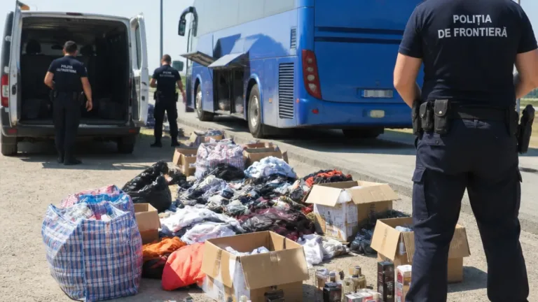 Peste 2.000 de articole suspecte de contrafacere, ridicate de poliţia de frontieră din judeţul Constanţa