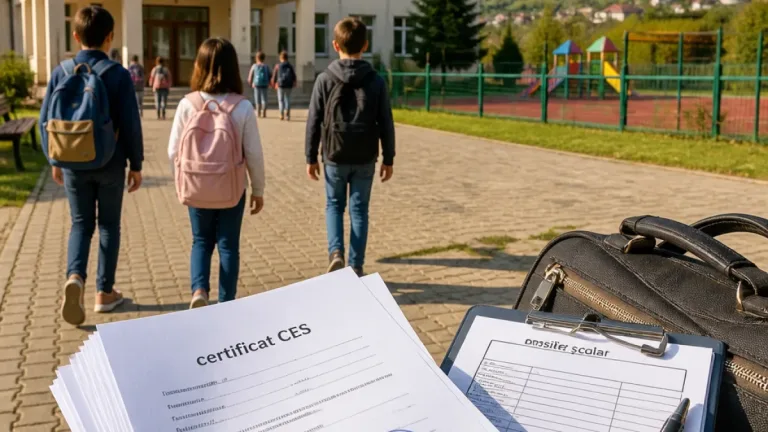 Peste 2.600 de elevi din Bistrița‑Năsăud au certificate CES; numărul crește anual