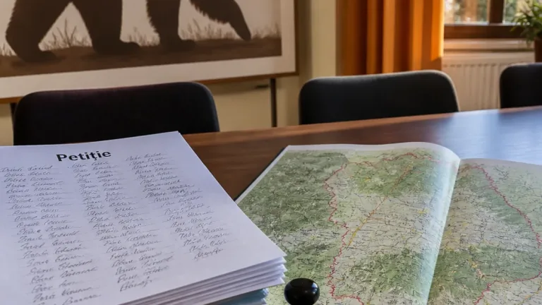 Peste 2.850 de semnături la petiţia „Salvaţi-ne de numărul excesiv de urşi!”, iniţiată la Sfântu Gheorghe