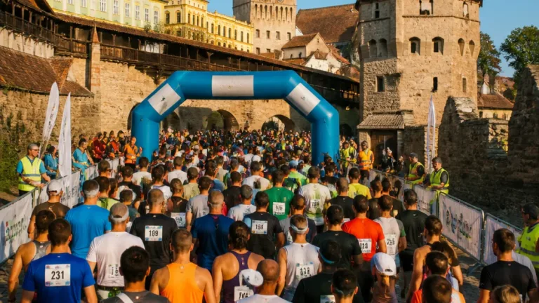 Peste 300 de alergători se pregătesc pentru a doua ediție a competiției Sighișoara 10K