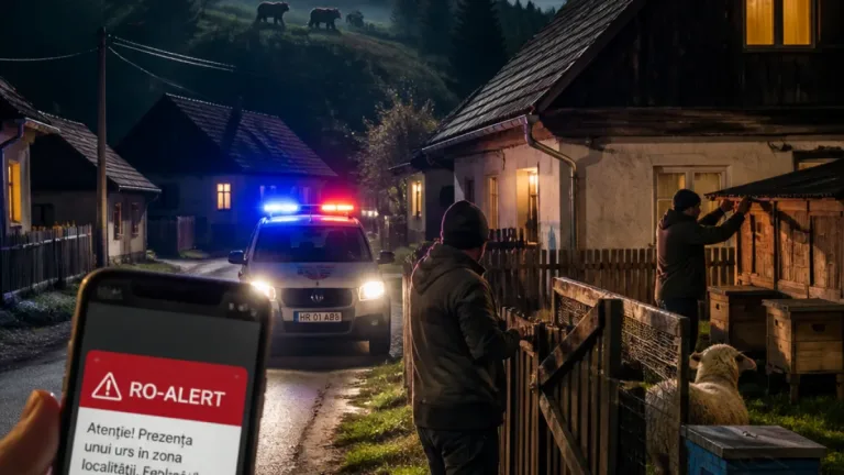 Peste 380 de alerte RO-Alert în Harghita din cauza urșilor; autoritățile și localnicii cer soluții