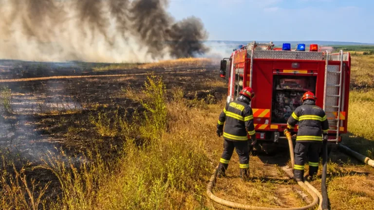 Peste 70 de hectare arse la Bogdănești; ISU Vaslui atrage atenția asupra focului deschis
