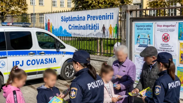 Poliția din Covasna lansează Săptămâna Prevenirii Criminalității: cinci zile dedicate grupurilor vulnerabile