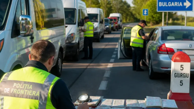 Polițiștii de frontieră din Giurgiu depistează persoane fără documente și acte falsificate în acțiuni BLITZ