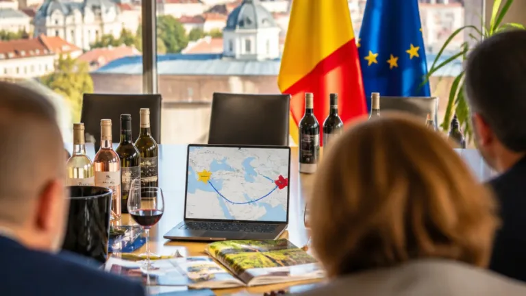 Prahova caută pieţe în China şi Coreea de Sud: vinul şi oenoturismul, în centrul discuţiilor la CCI Prahova