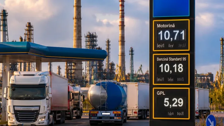 Preţuri carburanţi în Medgidia: motorina la peste 10,7 lei/litru, impact asupra transportatorilor