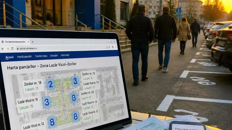 Primăria Suceava deschide înscrierile online pentru abonamentele de parcare în zona Lazăr Vicol – Zorilor