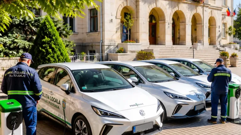 Pucioasa cumpără patru maşini electrice prin programul AFM pentru serviciile municipale