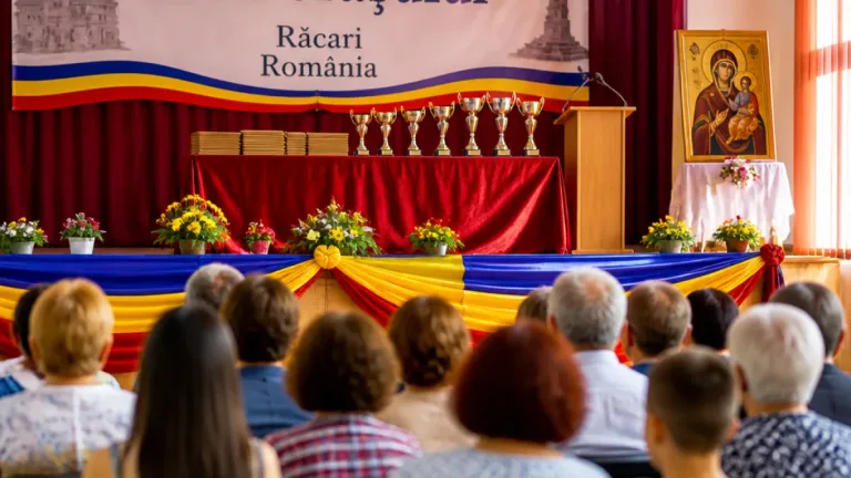 Răcari sărbătorește Ziua orașului pe 15 august cu festivitate și premiere la Liceul „Ion Ghica”