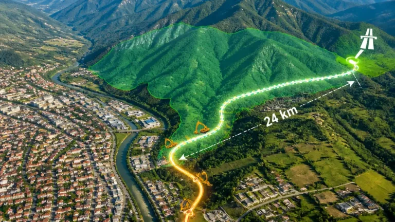 Râmnicu Vâlcea se apropie de autostradă: A1 la circa 24 km, plan pentru legătură modernă cu Tigveni