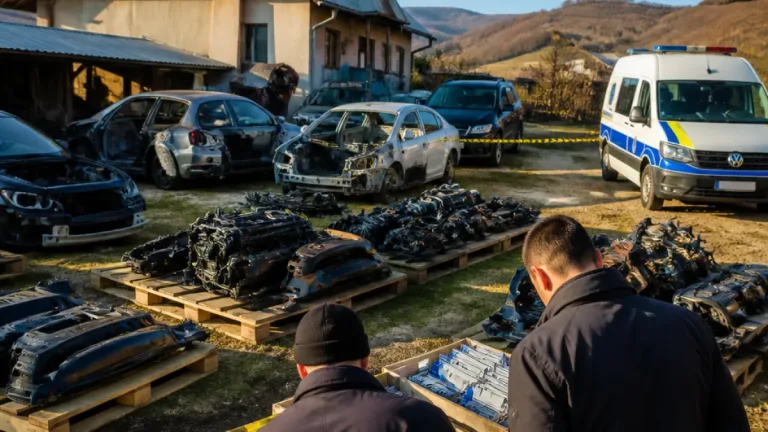 Reţinut un bărbat din Bodeşti în dosarul grupării care trafica maşini de lux din străinătate