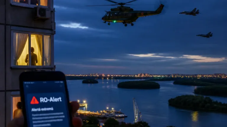 RO-Alert pentru Galați și Tulcea după detectarea unei ținte aeriene; aviație română și spaniolă mobilizată