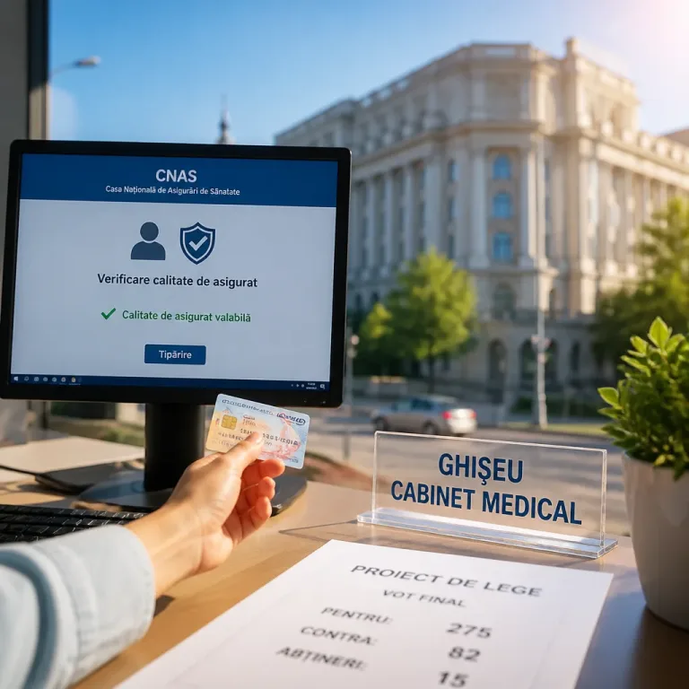 Senatul adoptă verificarea electronică a calității de asigurat în sistemul public de sănătate
