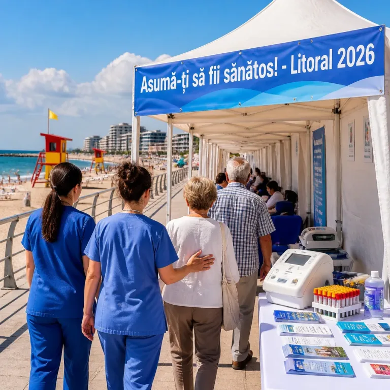 Campania 'Asumă-ți să fii sănătos!' reia consultațiile gratuite pe litoral între 10 și 15 august