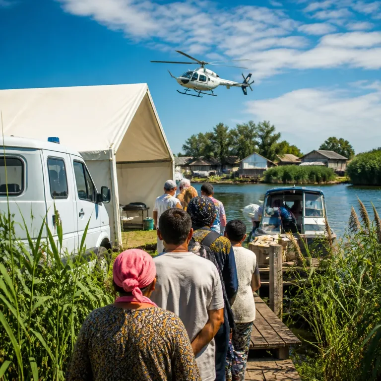 Caravana medicală revine în Delta Dunării: acces limitat la spitale și creștere a cazurilor de diabet