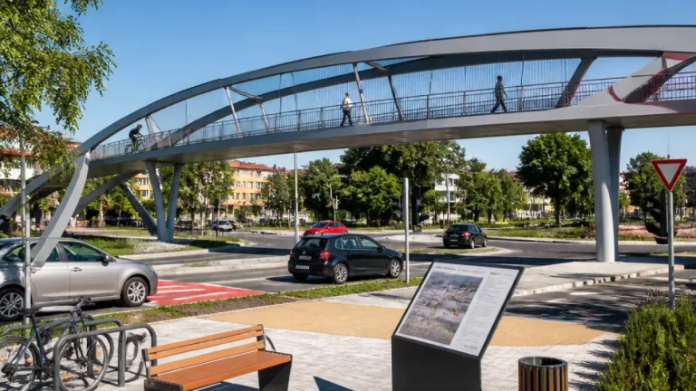 Satu Mare lansează proiect de 74,8 milioane lei pentru pasarelă pietonală şi velo la intersecţia Crinul