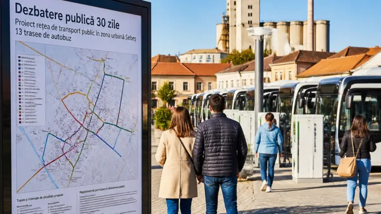 Sebeș: propunere de reorganizare a transportului public pe 13 trasee, cu suplimentare de autobuze electrice