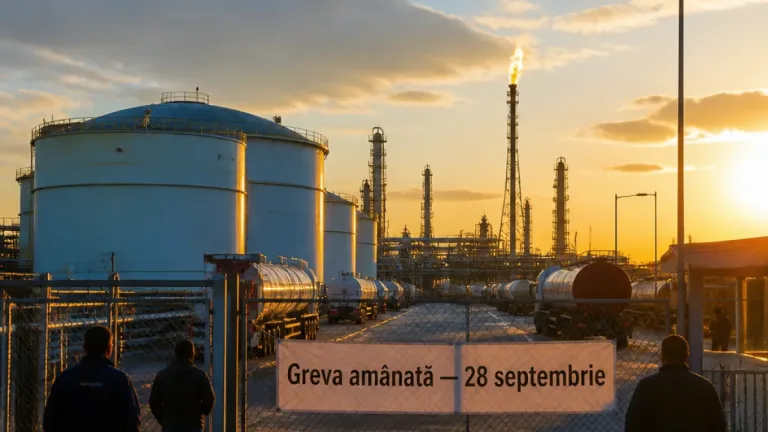 Sindicaliştii de la Oil Terminal amână greva generală: nou termen 28 septembrie, ameninţări la adresa aprovizionării