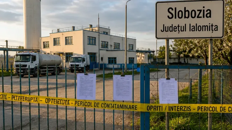 Slobozia: stare de alertă prelungită 30 de zile din cauza suspendării autorizației operatorului de apă