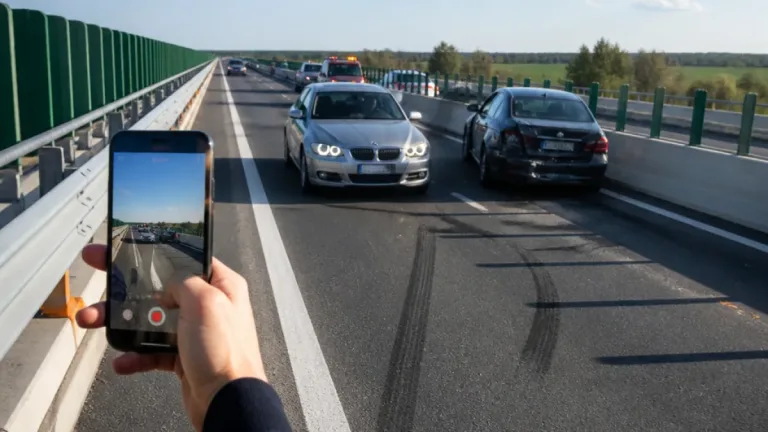 Șofer surprins circulând pe contrasens pe Autostrada Timișoara–Arad; a provocat un accident și a fugit înainte de a fi oprit