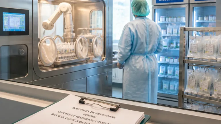 Spitalul Județean Brașov va primi un sistem automatizat pentru prepararea citostaticelor, investiție de 7,8 milioane lei