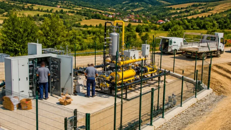 SRM Buda, aproape de finalizare: staţia care va alimenta cu gaze naturale Valea Slănicului, gata în septembrie
