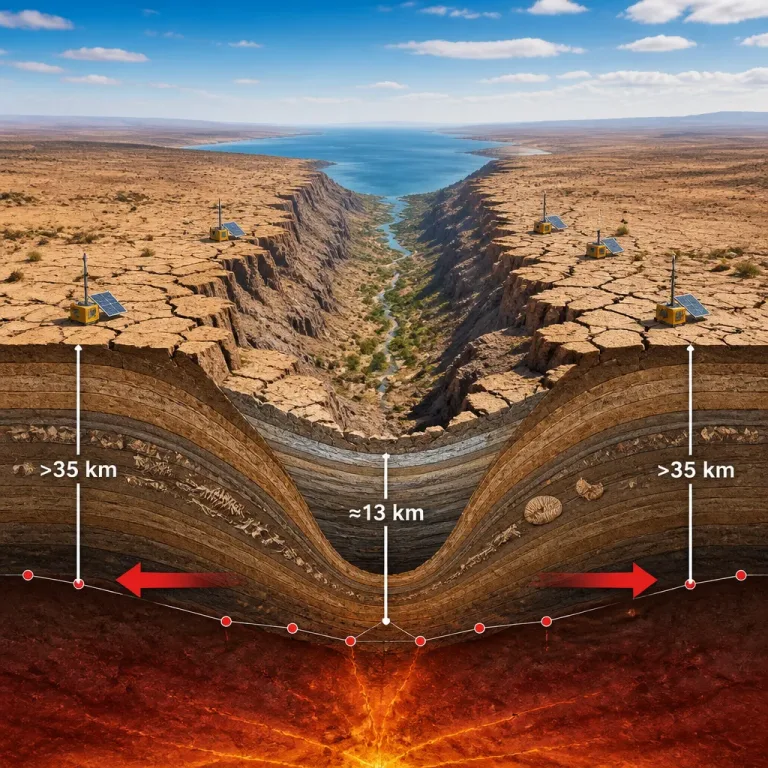 Riftul Turkana este mai avansat: crusta se subțiază și se pregătește formarea unui nou ocean