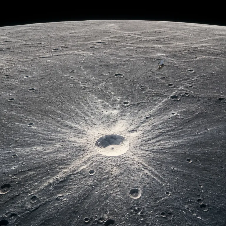 Sondă NASA a identificat un crater nou și de mari dimensiuni pe Lună, denumit „McGetchin”